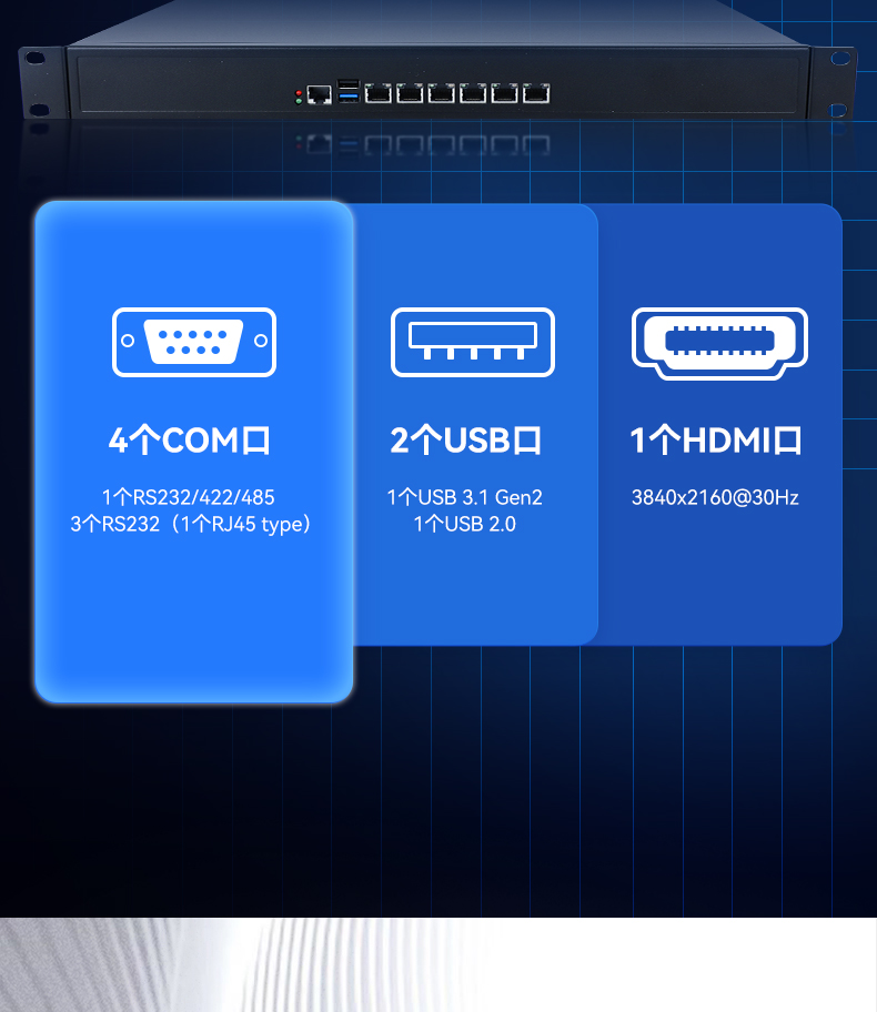東田1U多網(wǎng)口工控機(jī),網(wǎng)絡(luò)安全主機(jī)工業(yè)電腦,DT-12160-J6412.jpg 東田1U多網(wǎng)口工控機(jī),網(wǎng)絡(luò)安全主機(jī)工業(yè)電腦,DT-12160-J6412.jpg