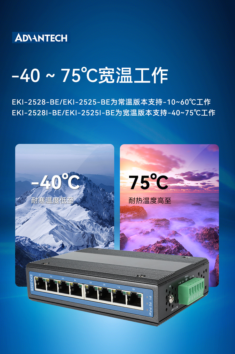 研華寬溫網(wǎng)口交換機(jī),提供廣播風(fēng)暴保護(hù),EKI-2528-BE.jpg 研華寬溫網(wǎng)口交換機(jī),提供廣播風(fēng)暴保護(hù),EKI-2528-BE.jpg