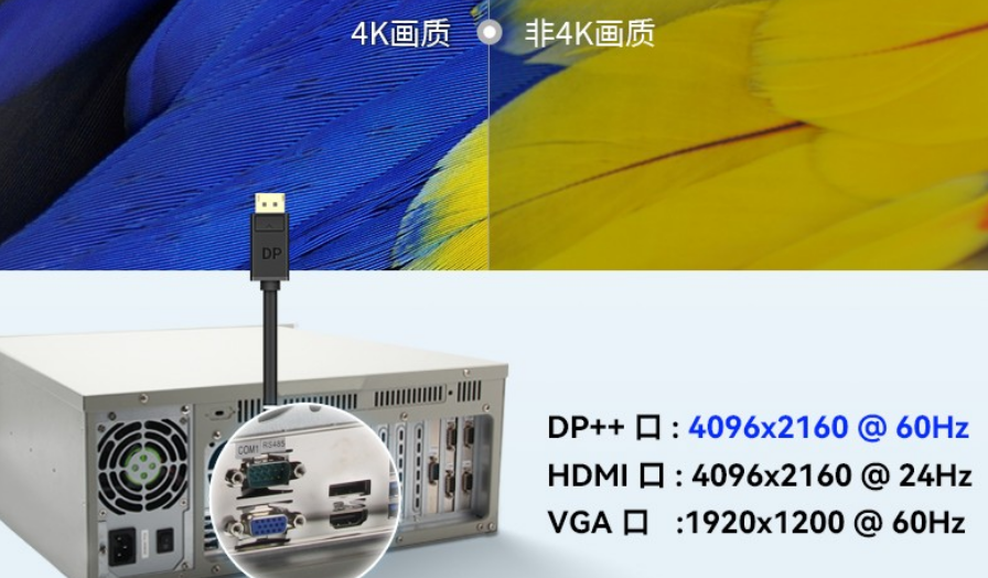這款工控機尺寸為430*480*177mm（寬*深*高），約重23kg。